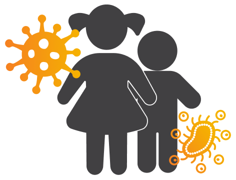 A graphic of Malnutrition is the largest disease contributor