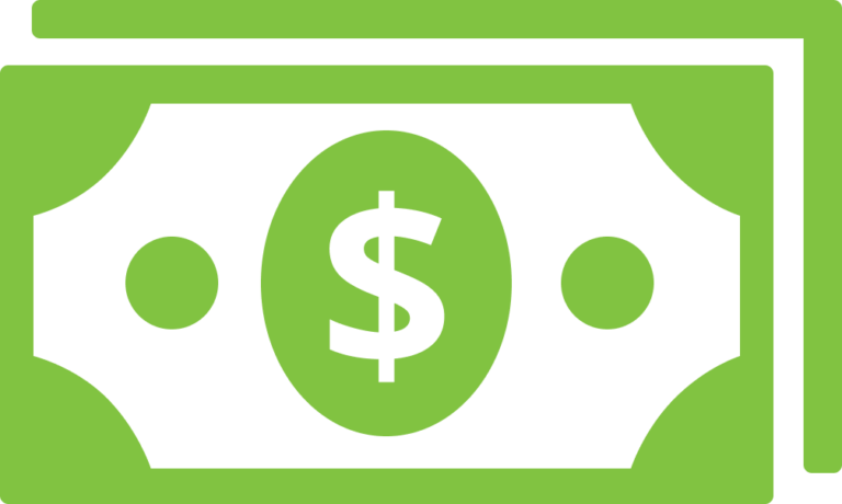 Value of Distributed Food and Essentials Money Icon